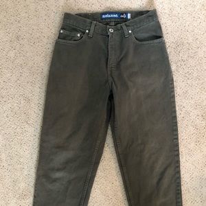 Levi’s silver tab green color jeans
